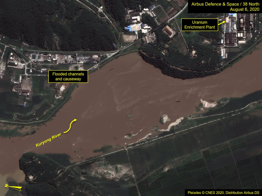 Coree du nord: un site nucleaire menace par les inondations
