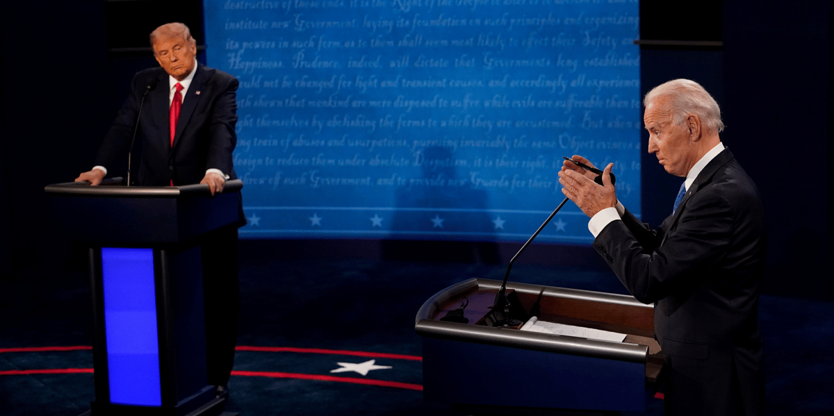 Final 2020 u.s. presidential campaign debate in nashville