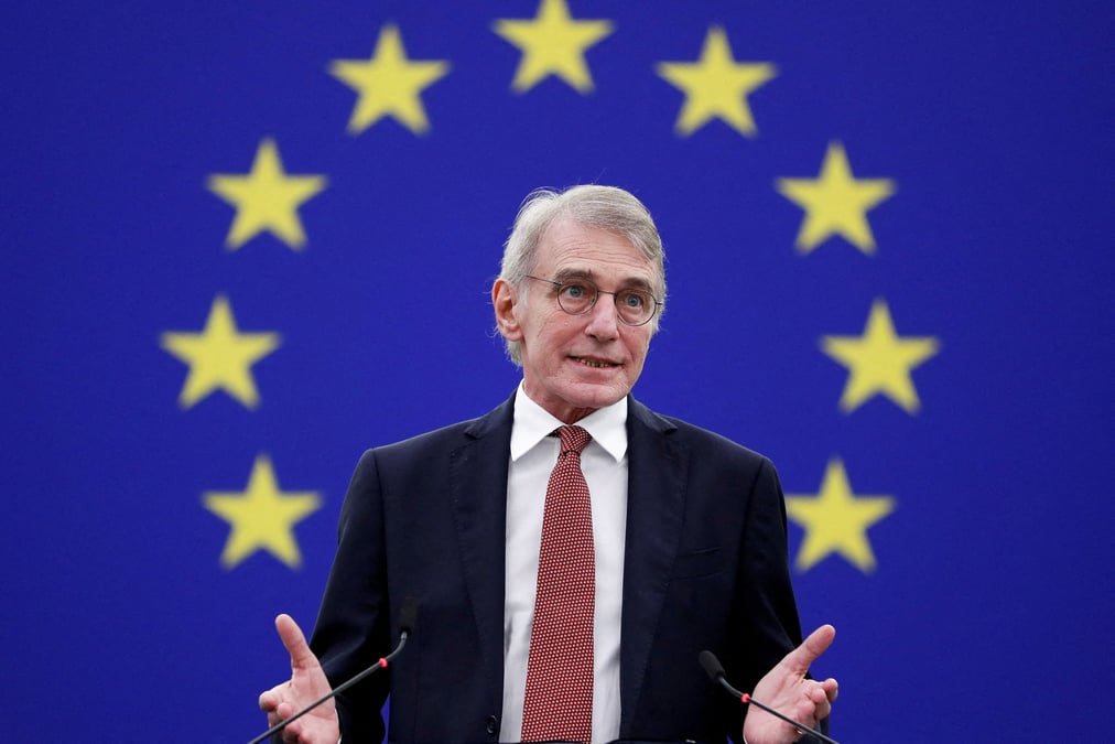 Deces du president du parlement europeen david sassoli