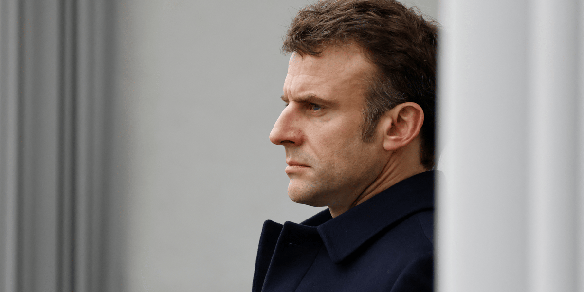 Le president francais emmanuel macron a versailles, en france