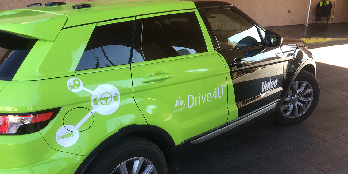 Valeo voiture autonome en test au CES Los Angeles