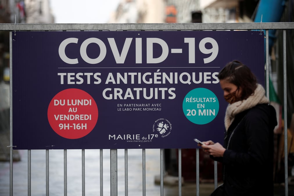 Coronavirus: le variant dit britannique represente 14% des cas en france, selon une etude