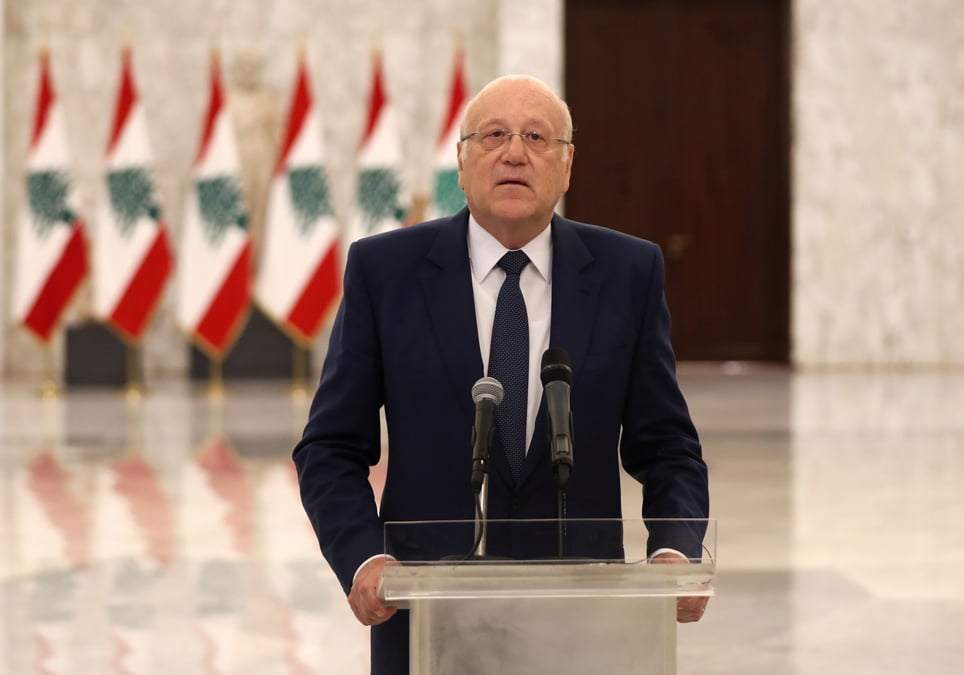 Liban: najib mikati previent que son temps n'est pas illimite