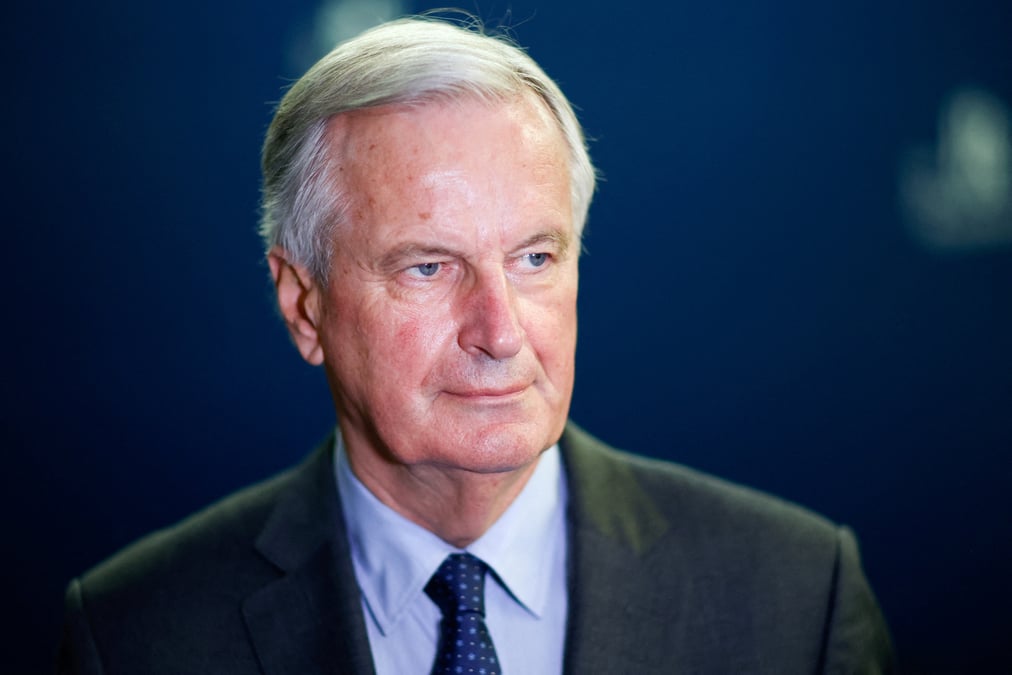 L'ancien commissaire europeen et nouveau premier ministre francais michel barnier