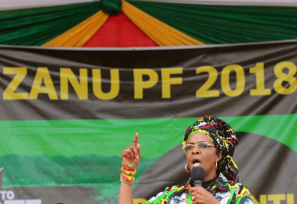 L'afrique du sud veut empecher une fuite de grace mugabe
