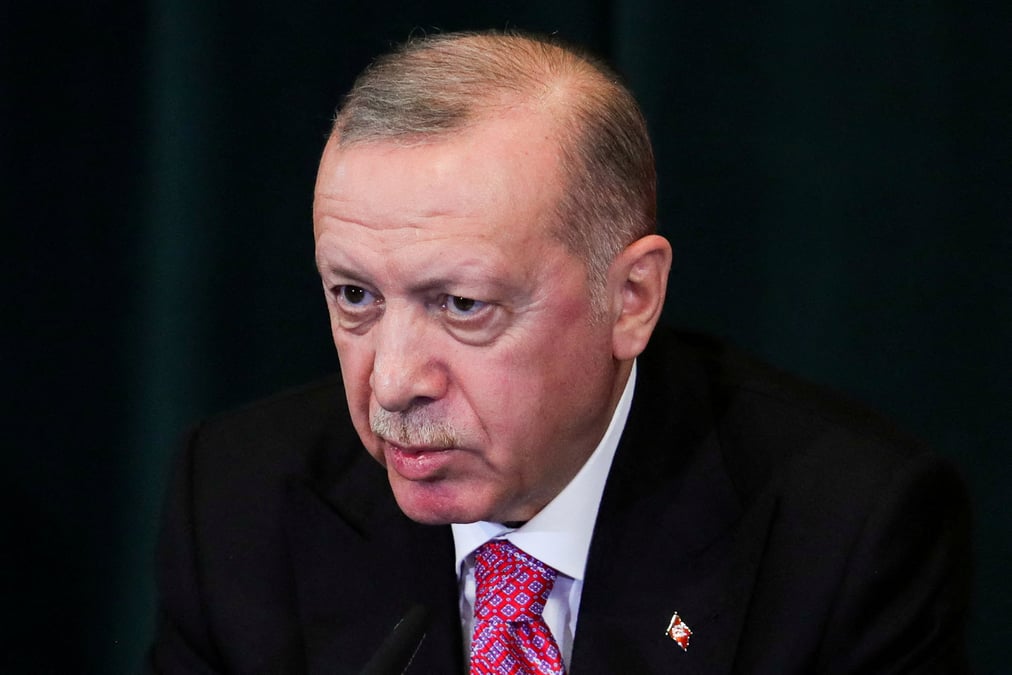 Erdogan dit a poutine qu'il n'approuve pas les atteintes a l'integrite de l'ukraine