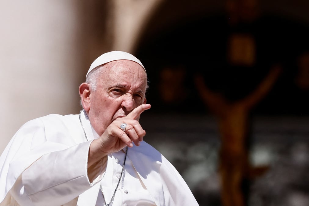 Le pape francois au vatican