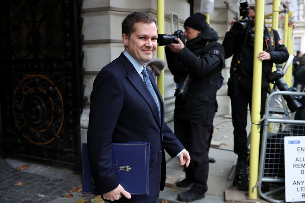 Le ministre britannique de l'interieur, james cleverly