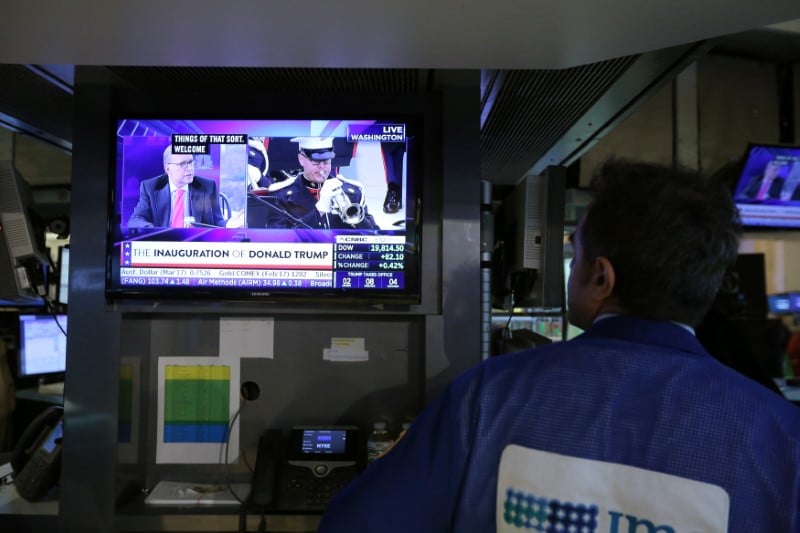Optimisme des patrons du s&p avec l'arrivee au pouvoir de trump