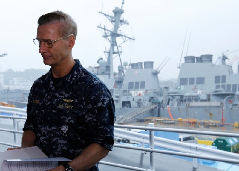 Le commandant de la septieme flotte americaine releve de ses fonctions