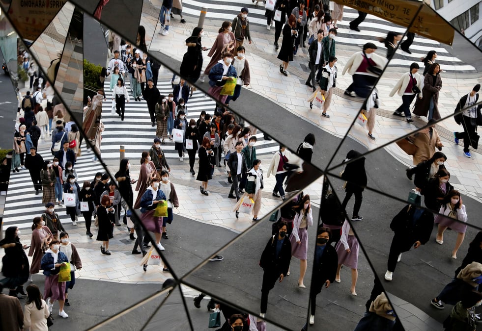 Coronavirus/japon: magasins pris d'assaut avant isolement a tokyo