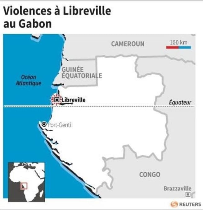 Violences a libreville au gabon