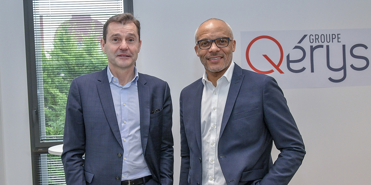 Jérôme Tesseire et Marc Hippomène, respectivement président et directeur général du groupe Qérys