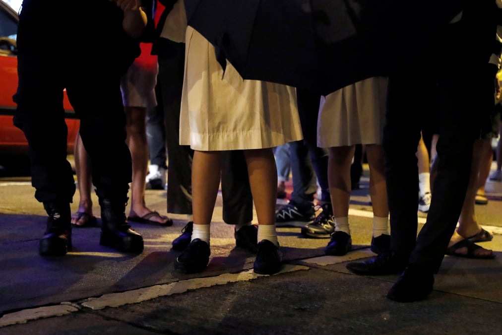 Hong kong: nouvelle journee de mobilisation d'etudiants et de lyceens