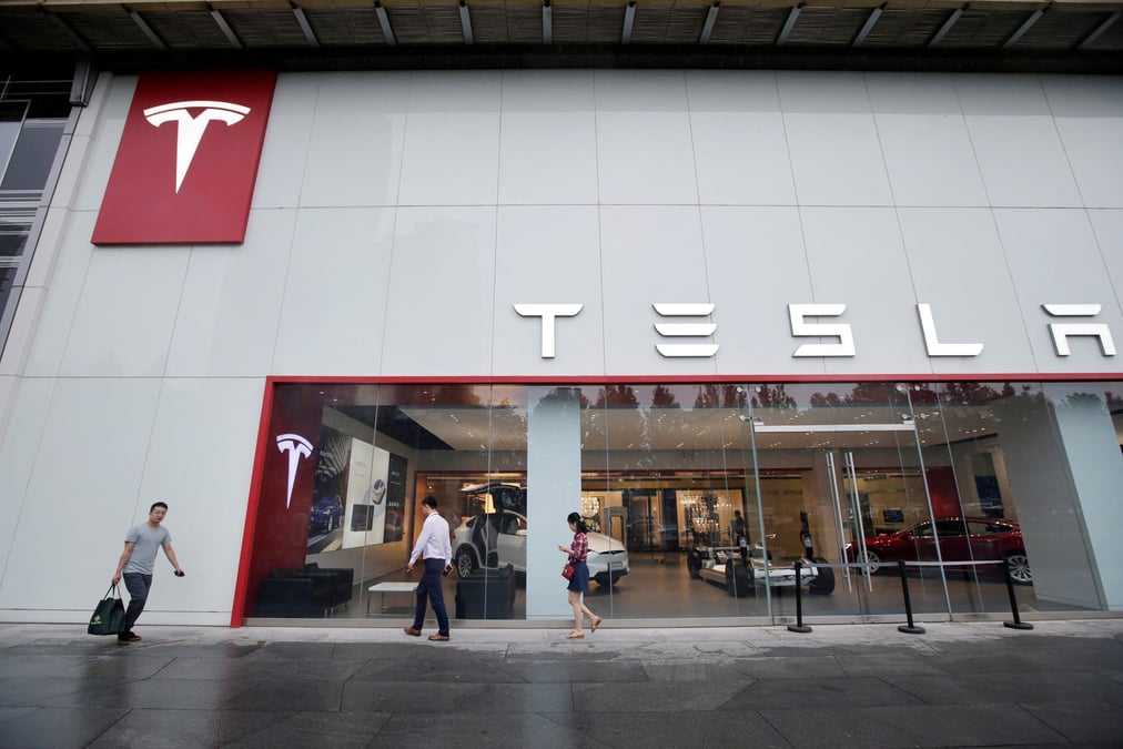 Le siege social de tesla a pekin