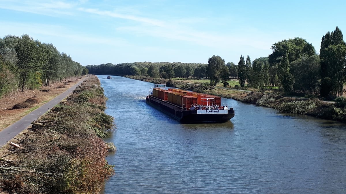 La Lys mitoyenne, un des maillons de la liaison européenne à grand gabarit Seine-Escaut et donc du futur canal Seine Nord.