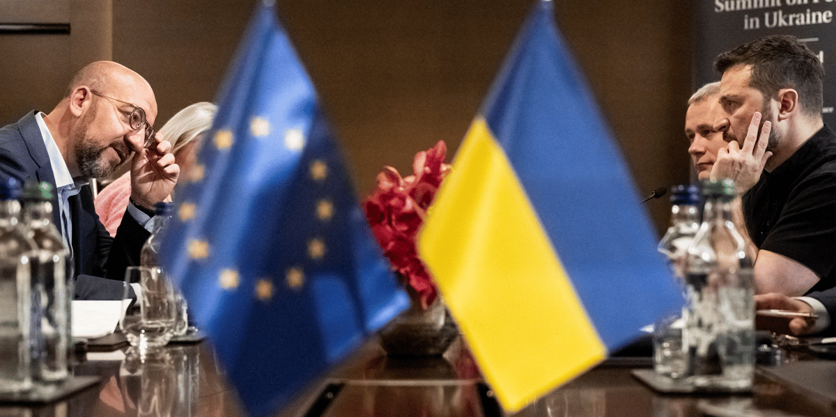 Reunion lors du sommet sur la paix en ukraine