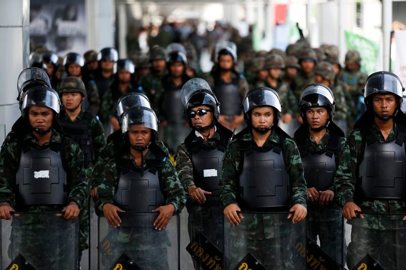 Armée et police mobilisés en cas de manifestations en Thaïlande