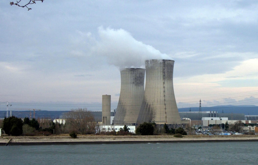 La centrale nucléaire du Tricastin en 2009