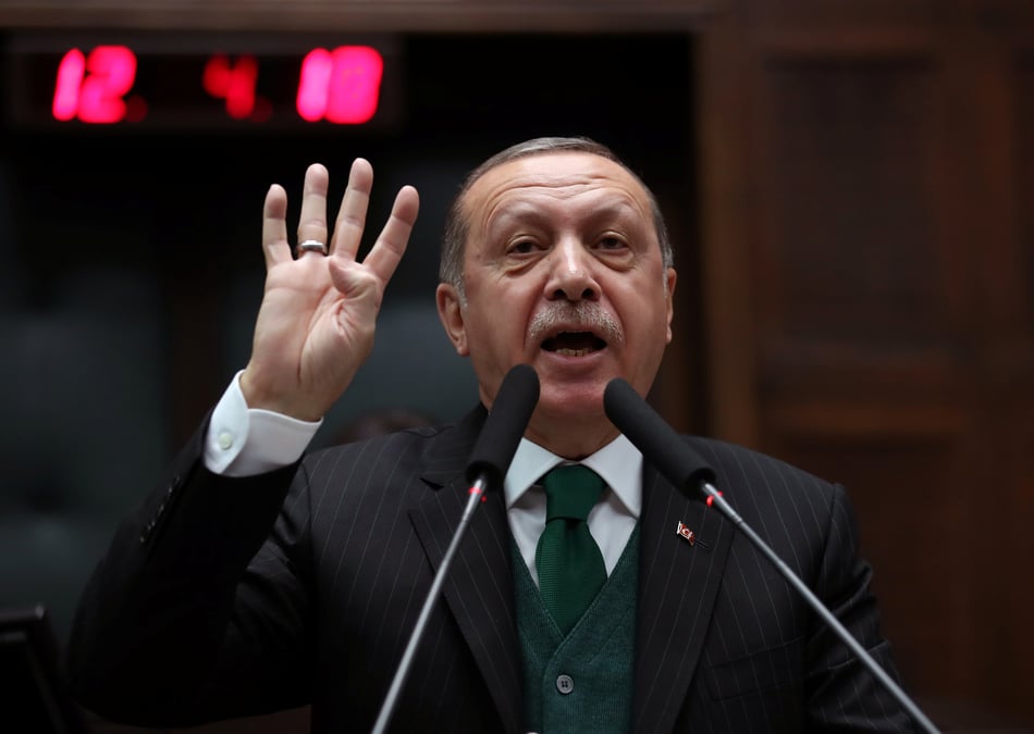 Erdogan veut chasser les kurdes de la poche d'afrin en syrie