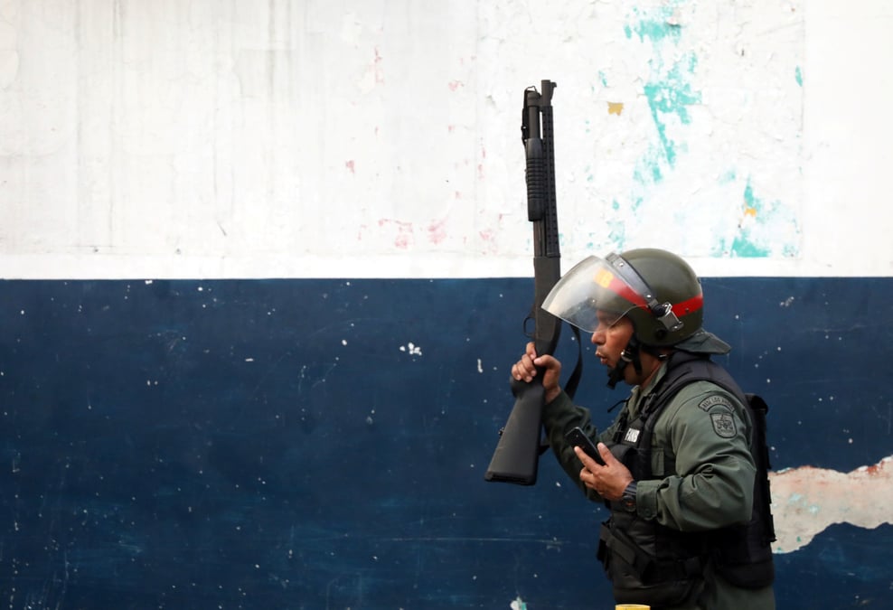 Incident a la frontiere entre le venezuela et la colombie