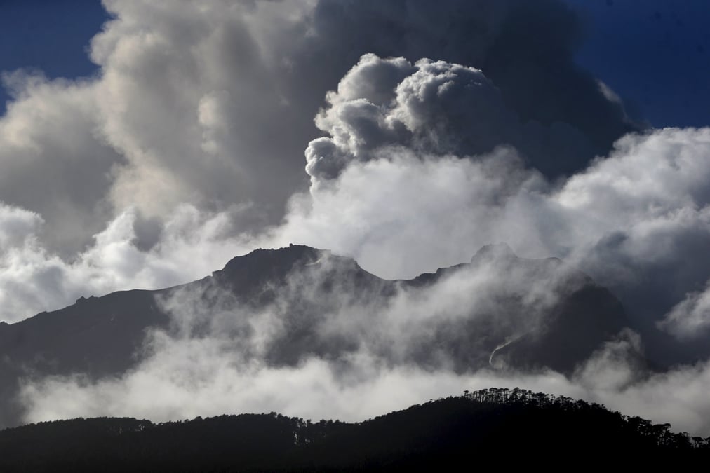 Nouvelle eruption du volcan chilien calbuco