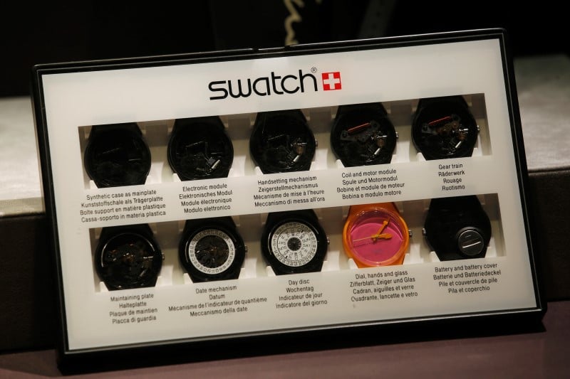Association swatch/visa pour une montre avec paiement sans contact
