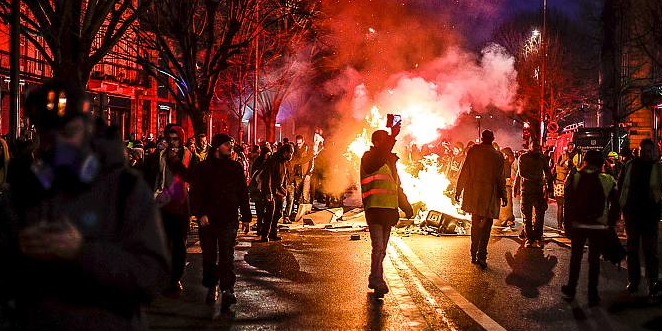 Gilets jaunes BX 19 janvier