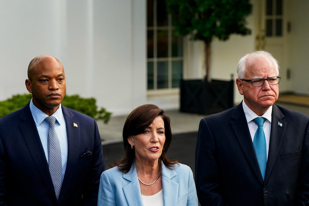 Rencontre entre joe biden et des gouverneurs democrates