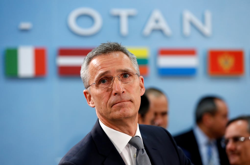 Stoltenberg reconduit a la tete de l'otan jusqu'en 2020