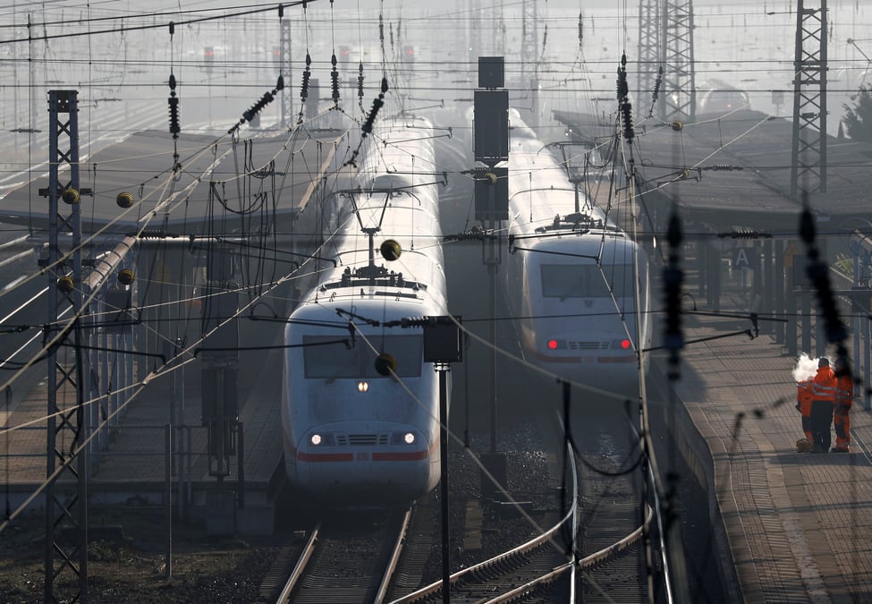 Risque de greve du train en allemagne pendant la periode de noel
