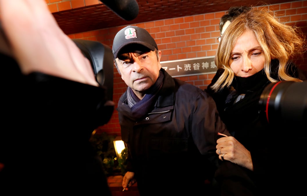 L'epouse de carlos ghosn recherchee par la justice japonaise