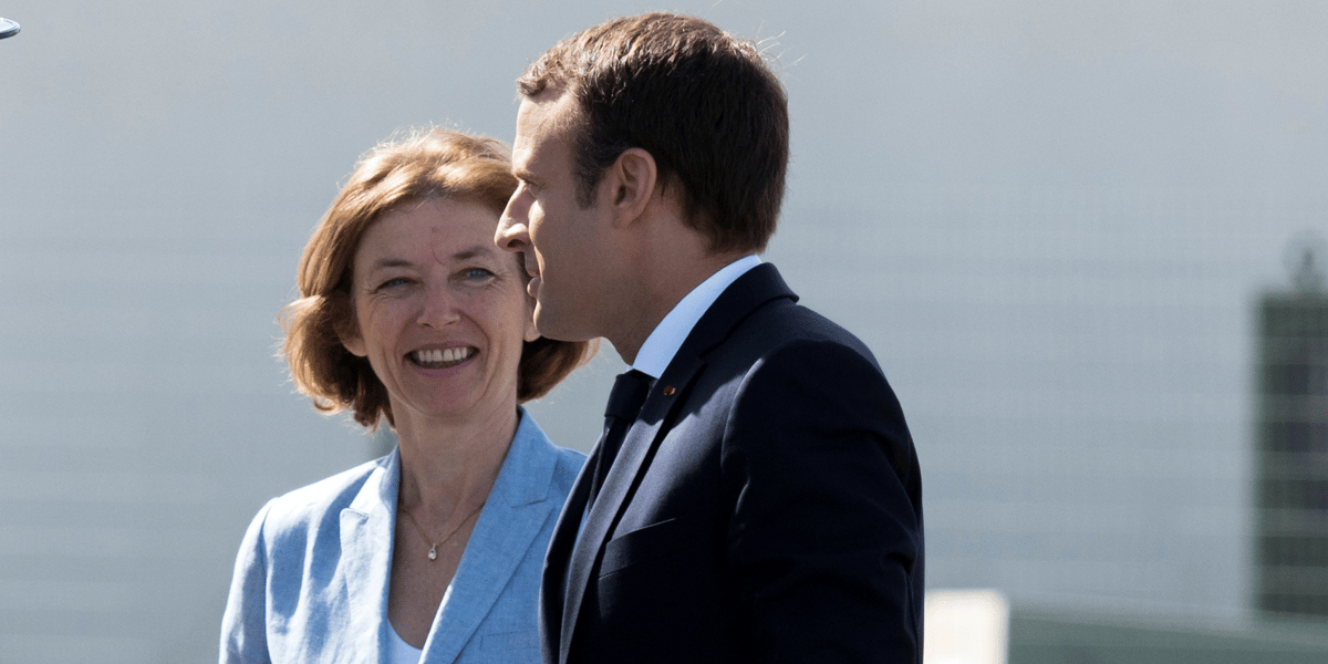 général François Lecointre, chef d'état-major des armées, Florence Parly, ministre des Armées, Emmanuel Macron, président de la République