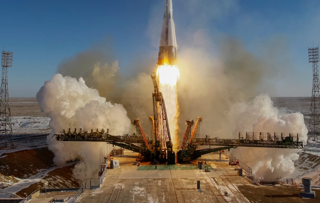 Espace: trois nouveaux astronautes a bord de l'iss