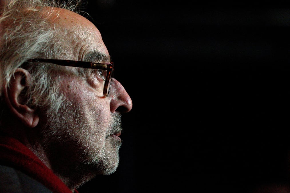 Jean-luc godard a la ceremonie de remise du "grand prix design" 2010 de la confederation suisse a zurich