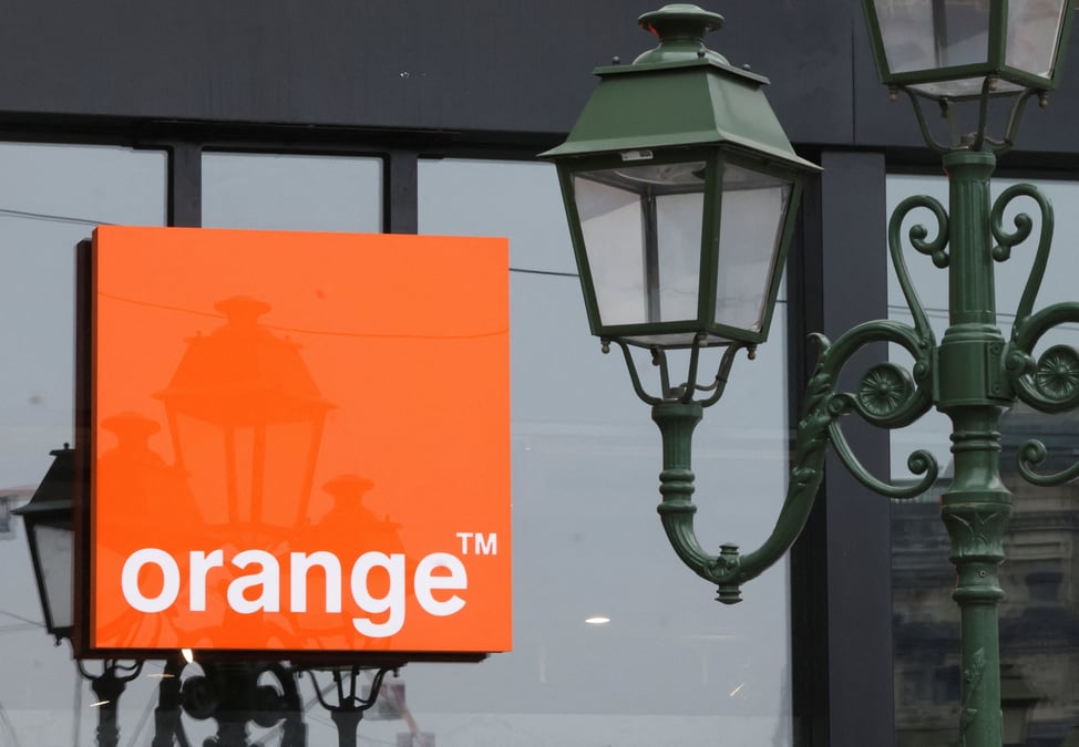 Le logo de orange a bruxelles, en belgique