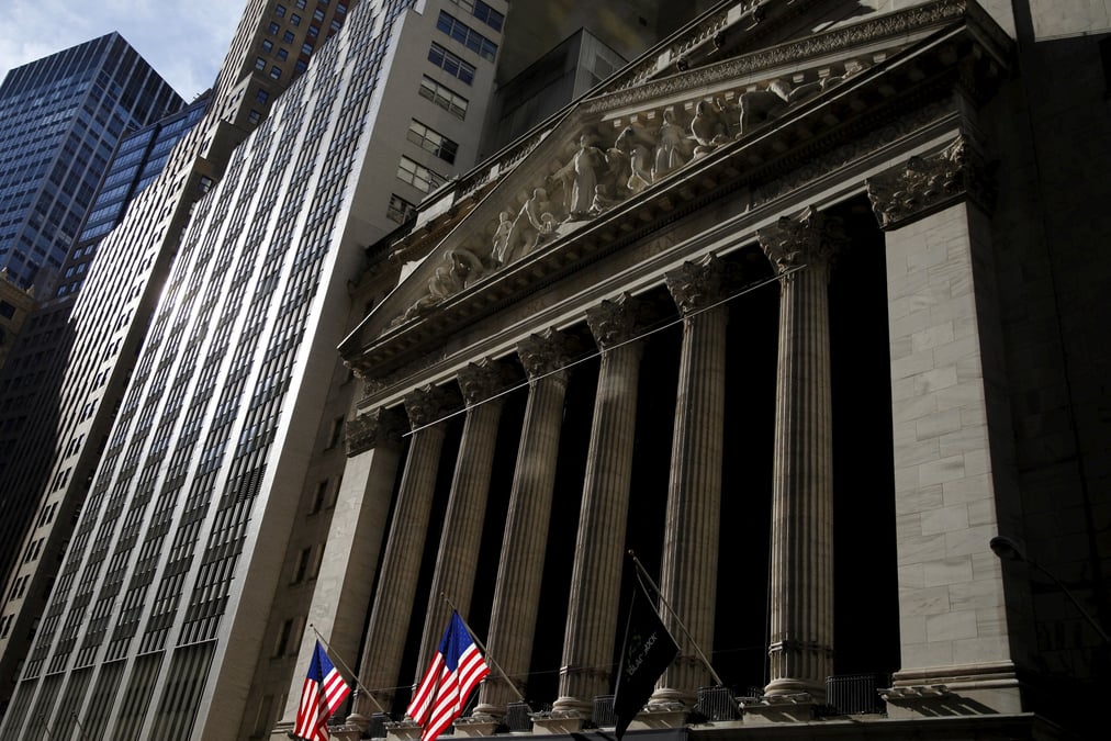 Le batiment de la bourse de new york a manhattan
