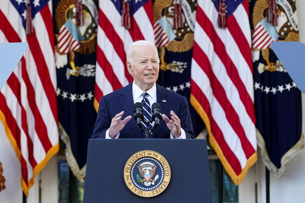 Le president americain joe biden