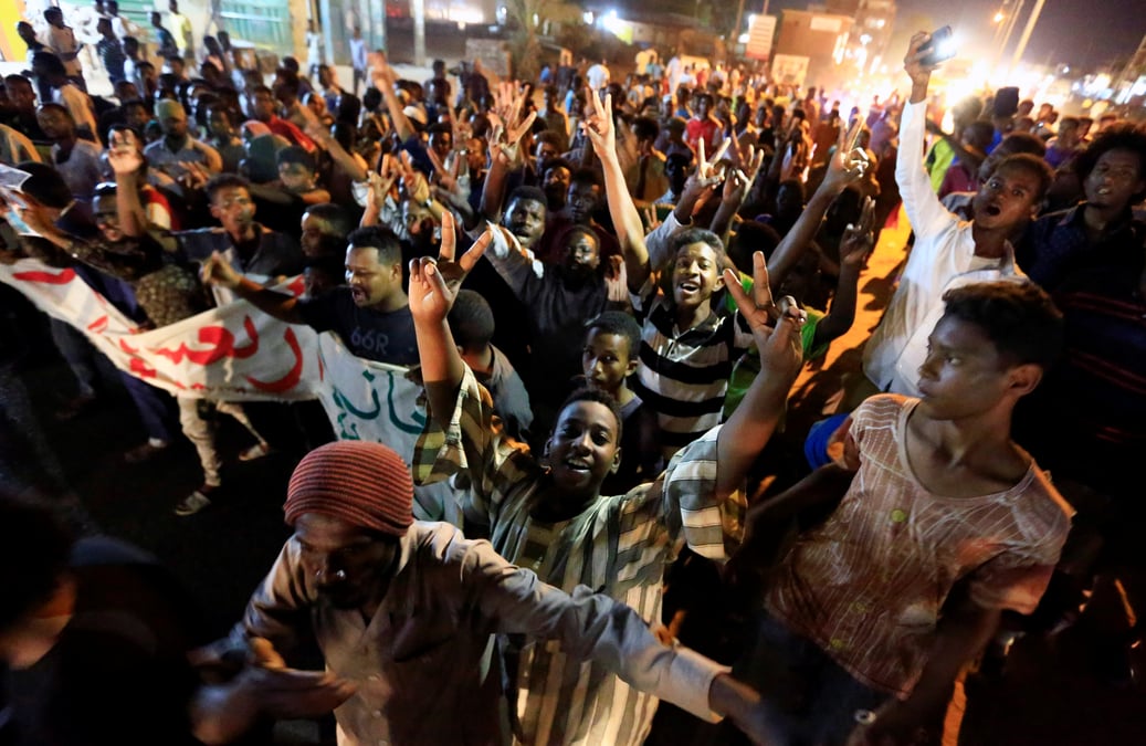 Manifestation a khartoum 40 jours apres la repression sanglante