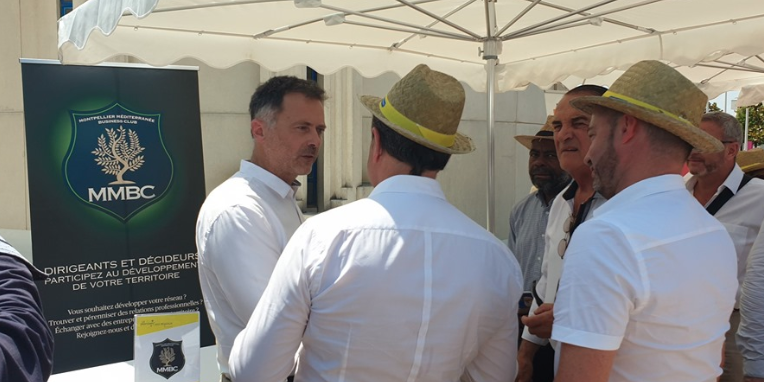 Vincent Martin a présenté le Montpellier Méditerranée Business Club lors du dernier Printemps des Réseaux