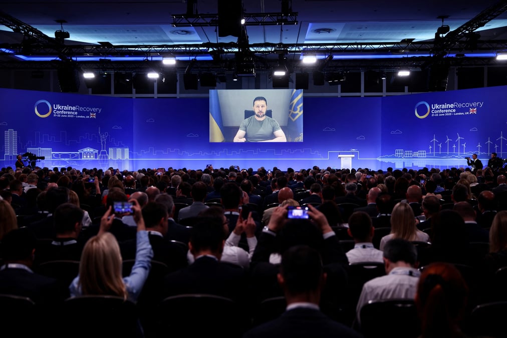 Conference sur la relance de l'ukraine a londres