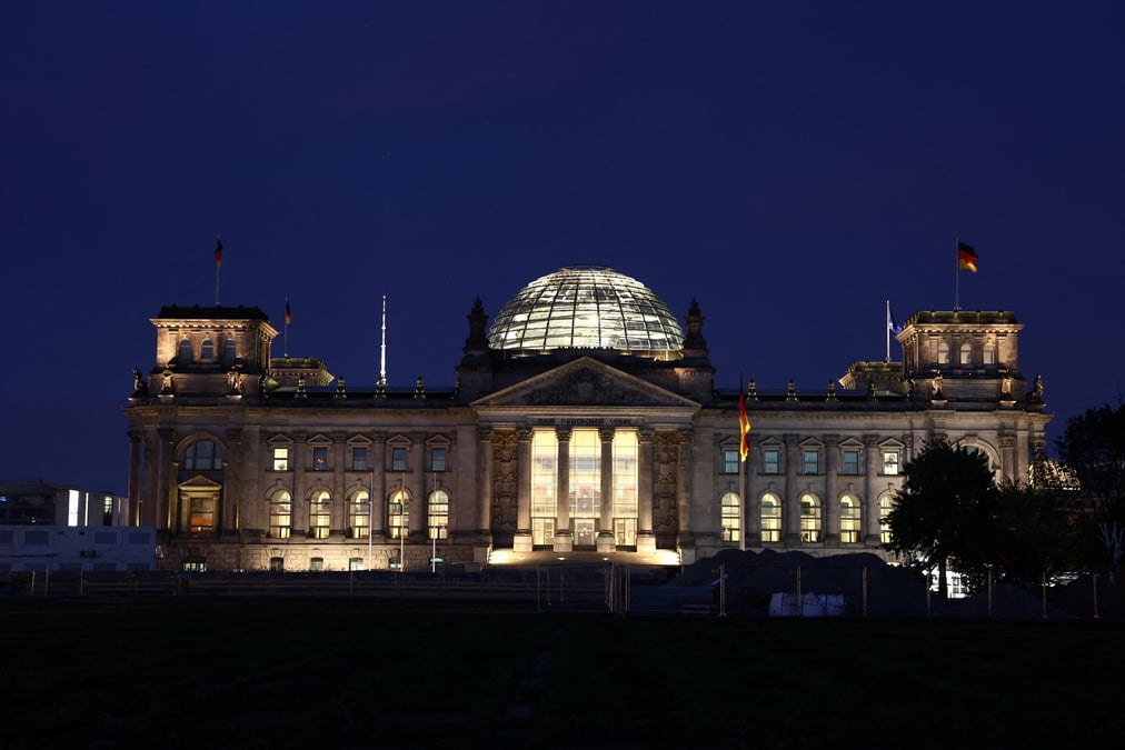 Le batiment du reichstag a berlin