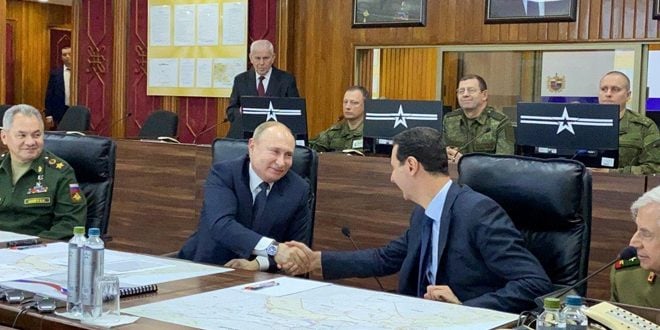 Visite surprise de vladimir poutine en syrie