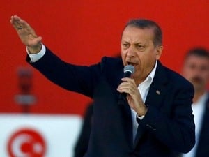 Erdogan deplore le peu de soutien des occidentaux apres le putsch
