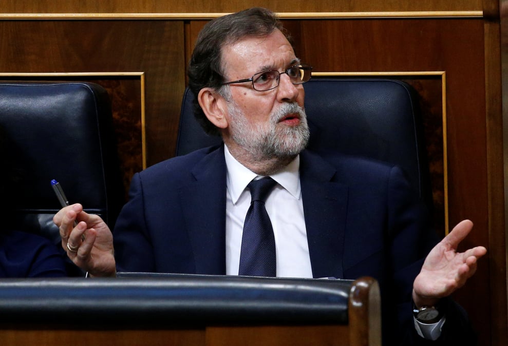 Rejet d'une motion de censure contre mariano rajoy en espagne