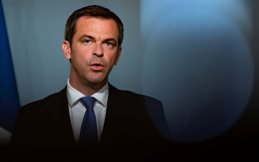 Olivier Véran, ministre de la Santé, lors d'une déclaration à la presse, le 20 mai 2020