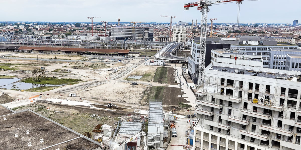 Bordeaux Euratlantique chantier btp