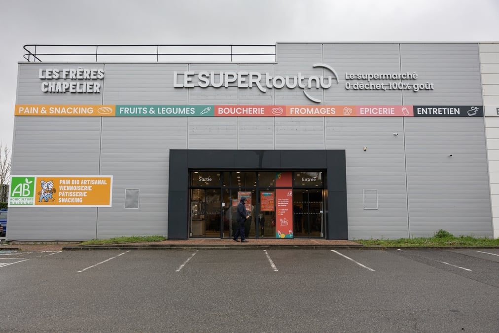 Installé rue Tolosane à Labège (Haute-Garonne), le supermarché zéro déchet du Drive Tout Nu pourrait permettre à la société de doubler son chiffre d'affaires.