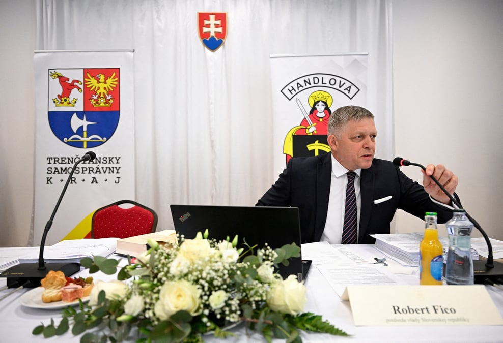 Photo d'archives du premier ministre slovaque, robert fico