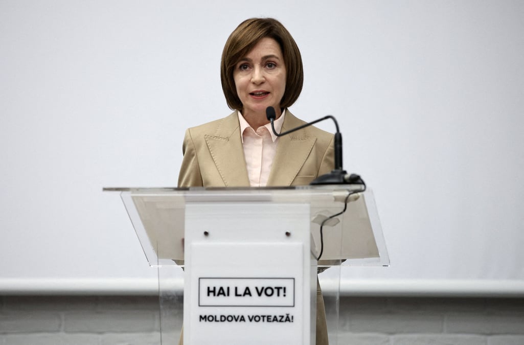 La presidente moldave sortante maia sandu